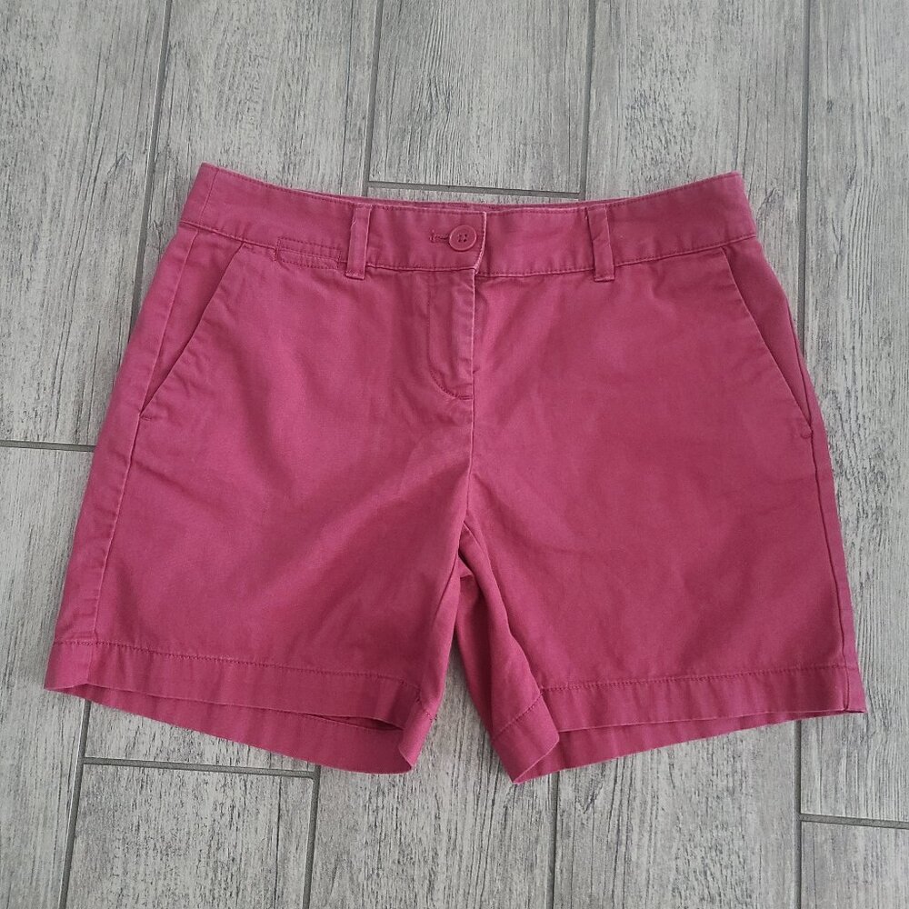 Ann Taylor LOFT Original Chino Shorts Pink Size women's 0